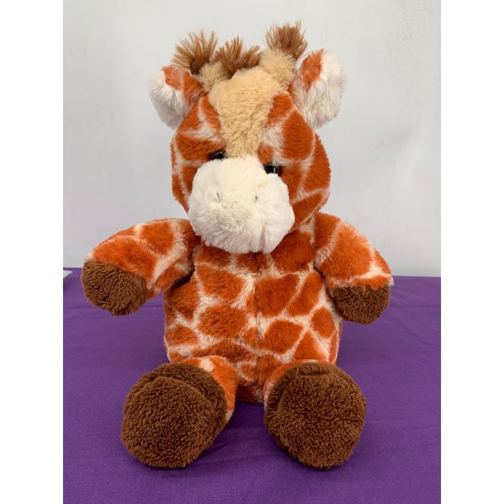 Aroma Home Ltd. Giraffe Plush Warming Friend Sits 11 Inches Tall rice/ pellets b